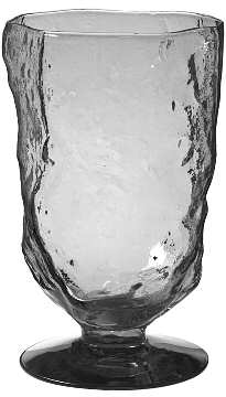 Crinkle Glass Smoke by Morgantown