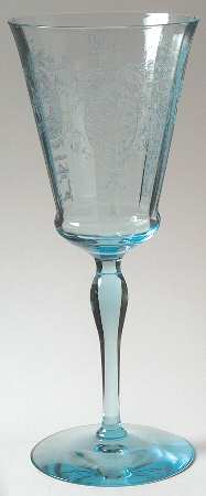 Sunrise Medallion Blue (Stem 7630) by Morgantown