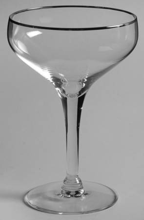 Annette Platinum Champagne/Tall Sherbet by Medallion