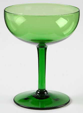 Plantation Kelly Green Champagne/Tall Sherbet by Moncrief's