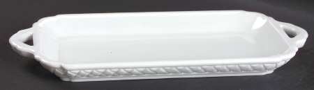 Lacette Milk Glass Creamer/Sugar, Tray Only