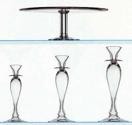 Lucca 11" Tall Single Light Candlestick