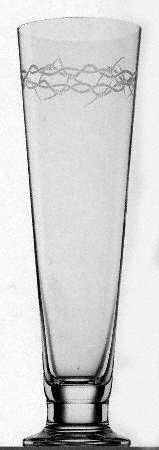 Tattoo White Barbed Wire Pilsner Glass
