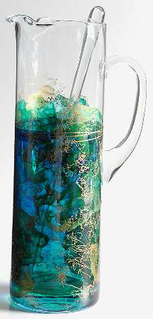 Lagoon Martini Pitcher with Stirrer