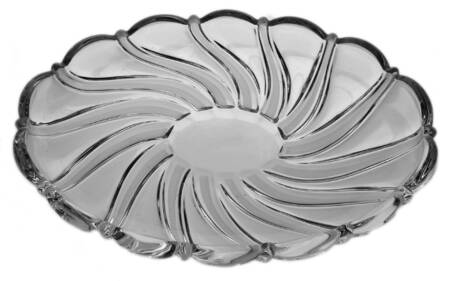 Peppermint Frost Oval Sweet Meat Dish