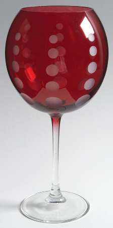 Cheers Ruby Balloon Wine by Mikasa