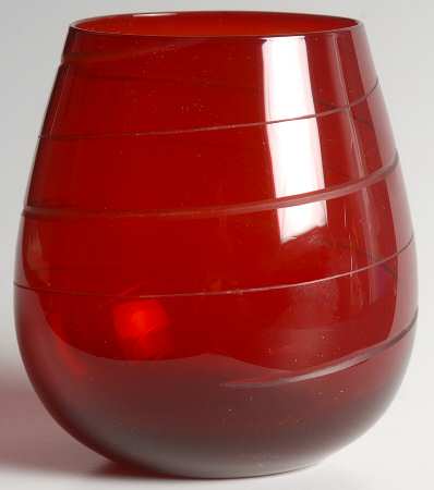 Cheers Ruby Wine Flat Tumbler by Mikasa