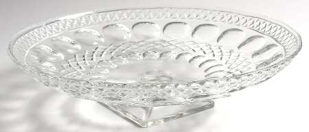 Lacette Clear 12" Footed Bowl