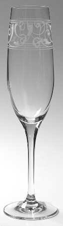 Elegant Scroll Fluted Champagne by Mikasa