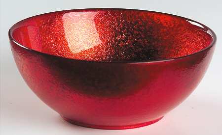 Christmas Celebrations Red 8" Round Bowl