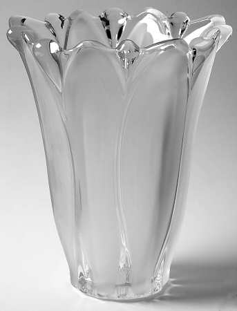 Sunflower Frost 9" Flower Vase