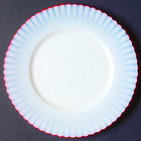 Petalware Cremax (Beige, Red Trim) by MacBeth-Evans