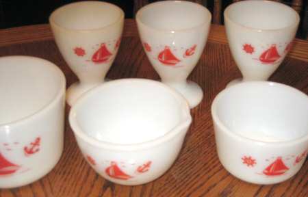 Ships Red Egg Cup