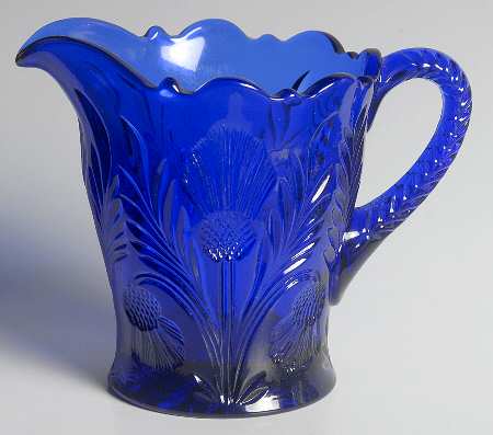 Inverted Thistle Cobalt Blue by Mosser (Ohio)