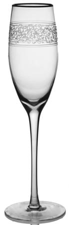 Parchment Platinum Fluted Champagne