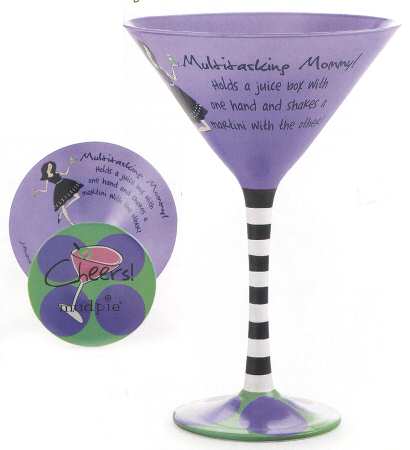 Cheers Martini Glass