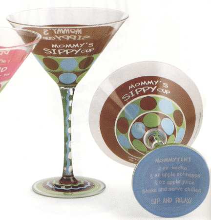Cheers Martini Glass