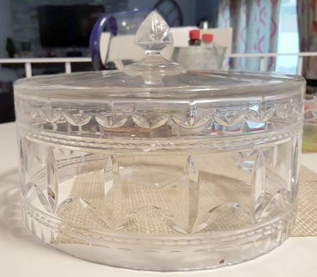Dresden Glass Dome for 13" Cake Stand