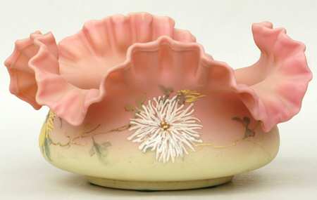 Burmese 9" Round Crimped Bowl