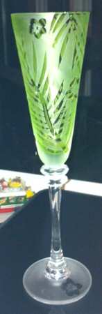 TROPIC Green Fluted Champagne