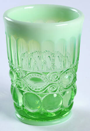 Eye Winker Green Opal by Mosser (Ohio)