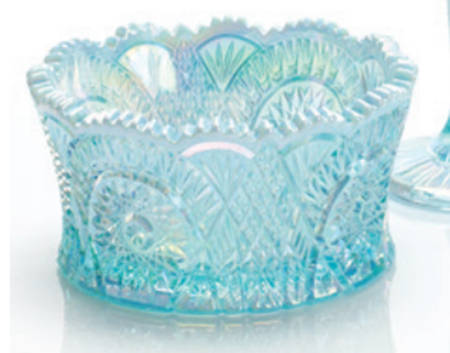 Diamond Classic Aqua Opal Carnival by Mosser (Ohio)