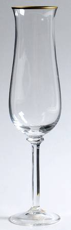 Romance Gold Trim Fluted Champagne by Moser