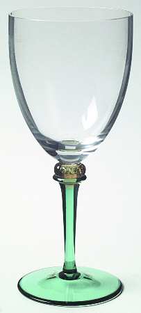 Acropolis Green Water Goblet