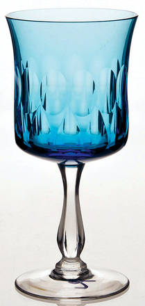 Aquarius Blue Wine Glass