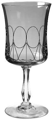 Aquarius Blue Water Goblet