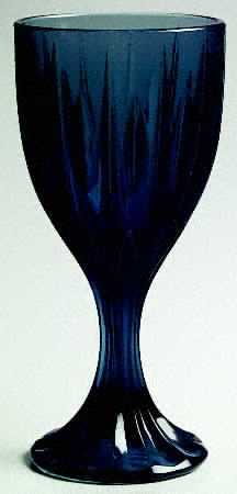 Entree-Dark Blue Water Goblet