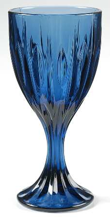 Entree-Dark Blue Wine Glass