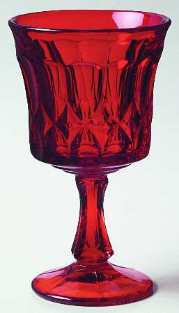 Perspective-Ruby Water Goblet by Noritake