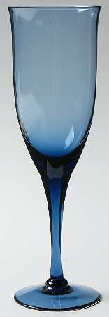 Remembrance-Dark Blue(Indigo) Fluted Champagne