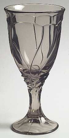 Sweet Swirl-Brown (Tawny) Water Goblet