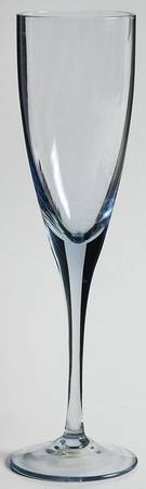 Vista Blue Fluted Champagne