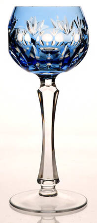 Bamberg (Curved in Bowl Shape) Aqua Wine Hock