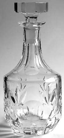 Bamberg (Curved in Bowl Shape) Whiskey Decanter & Stopper