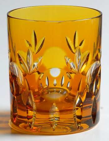 Bamberg (Curved in Bowl Shape) Amber Double Old Fashioned