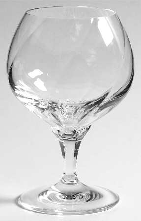 Opal (Swirl Optic) Brandy Glass