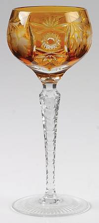Traube Amber Tall Hock Wine