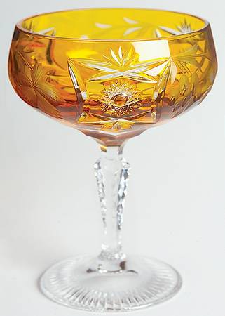 Traube Amber Champagne/Tall Sherbet
