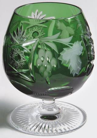 Traube Emerald Green Large Brandy Glass