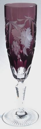 Traube Amethyst Fluted Champagne