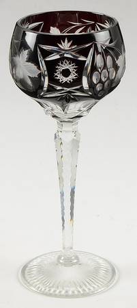 Traube Black Tall Hock Wine