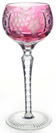 Traube Cranberry Tall Hock Wine