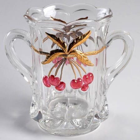 Cherry and Cable Clear Ruby Open Spooner