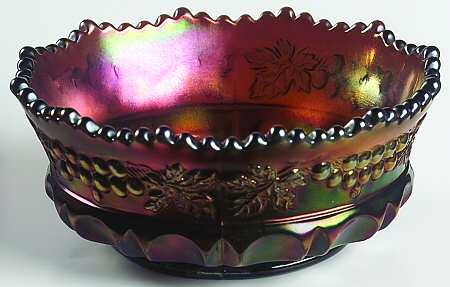 Grape and Cable Amethyst Small Fruit Dessert Bowl