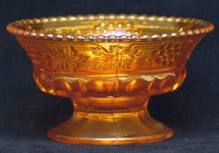 Grape and Cable Marigold 9" Round Bowl