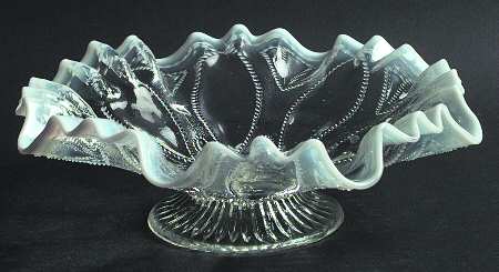 Roulette-White Opalescent by Northwood
